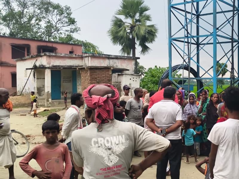 At the water point — Uttar Pradesh